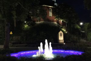 Illumination Springbrunnen Marktgarten I 05.09.17